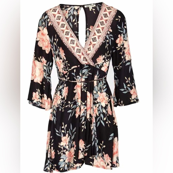 Billabong Floral Patterned Top summer vacation dress - Picture 3 of 10